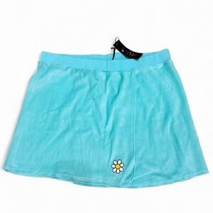 dELiA*s Aqua Mini Skirt with Daisy Accent